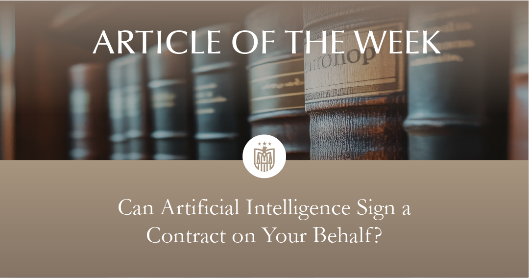 Artificial Intelligence Attorney (A.I.A): A Digital Legal Revolution in the World of Contracts and Transactions