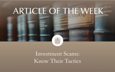 Investment Scams: Know Their Tactics